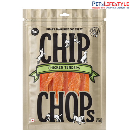 Chip Chops Chicken Tenders Slice Dog Treats 250gm