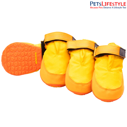Ruffwear Summit Trex™ Dog Boots – Sunrise Yellow | Weather-Resistant Paw Protection for Dogs
