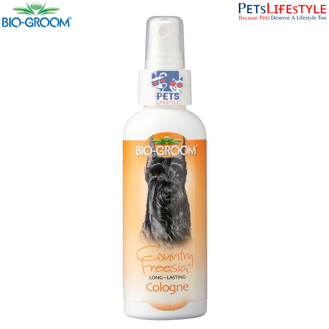Bio-Groom Country Freesia Cologne – Long-Lasting Fresh Pet Fragrance Spray (118ml)