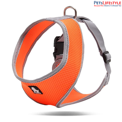 Truelove Cat & Small Dog Harness – Orange – Lightweight Comfort Harness