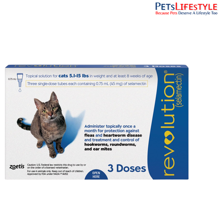 Zoetis Revolution Selamectin for Cats  Exp 05/2028