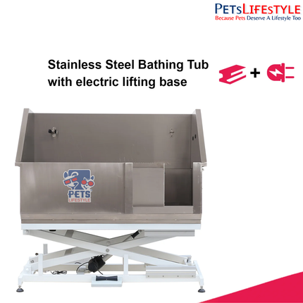 Nova Electric Bathing Tub with Sliding Door