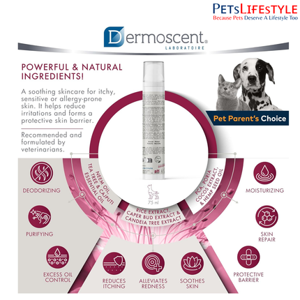 Dermoscent ATOP7 Spray for Dogs & Cats – Soothing Anti-Itch Skin Relief Spray