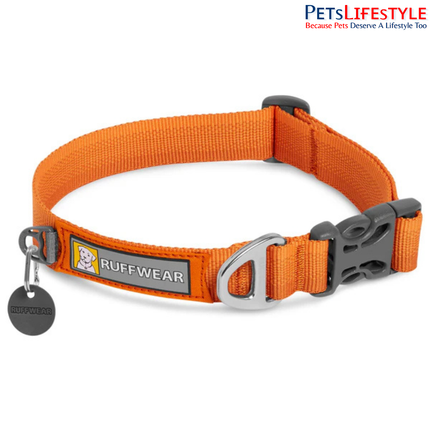 Ruffwear Front Range Dog Collar | Reflective Everyday Dog Collar with Aluminum V-Ring