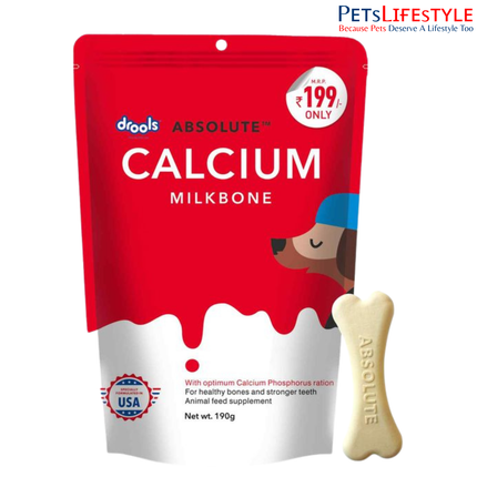 Drools Absolute Calcium Bone Pouch (190g)