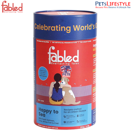Fabled Happy To Sea Complete food for all breed adult Dogs (Above 12 months)