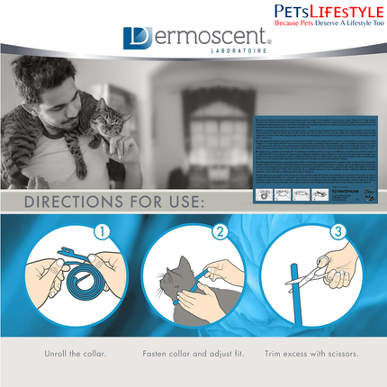 Dermoscent Aromacalm Calming Collar for Cats (35 cm) – Anxiety & Stress Control
