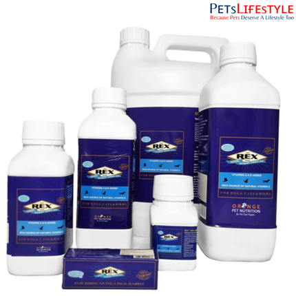 Rex Wheat Germ Oil Skin & Coat Nutritional Supplement for Dogs, Cats & Small Pets