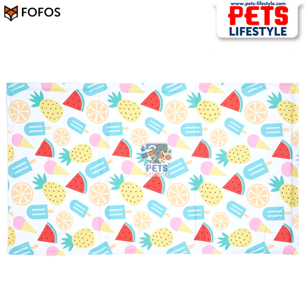 FOFOS Fruits Cooling Mat 90×50 cm – Cooling Gel Mat for Dogs