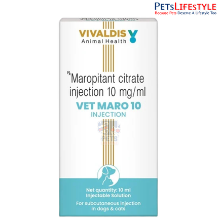 Vivaldis Vet Maro 10mg/ml Injection – Maropitant Anti-Vomiting Injection for Veterinary Use (10 ml)