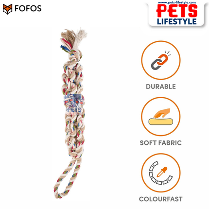 Barkbutler x FOFOS Flossy Rope Toy – Braided