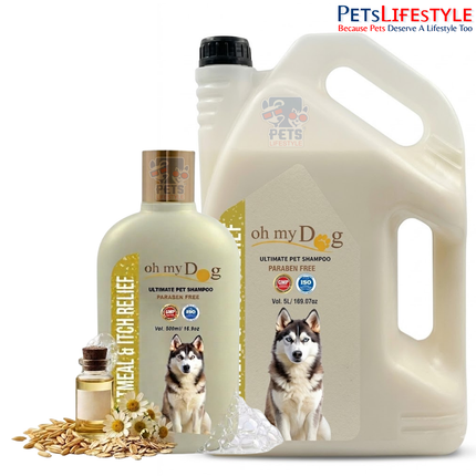 Oh My Dog Oatmeal & Itch Relief Pet Shampoo – Paraben Free