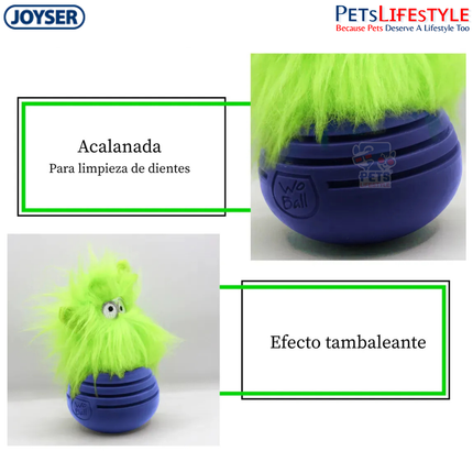 JOYSER Woball Monster Interactive Dog Toy – Green/Blue (M/L)