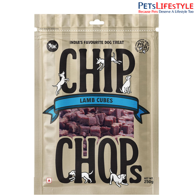 Chip Chops Lamb Cubes Dog Treats 250gm