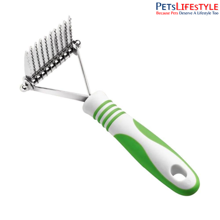 Andis Dematting Rake for Dogs & Cats – Lime Green