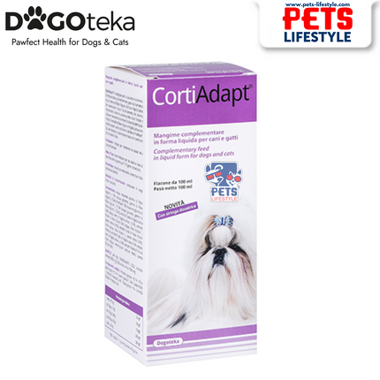 Dogoteka CortiAdapt® – 100 ml | Liquid Skin & Coat Supplement for Dogs & Cats