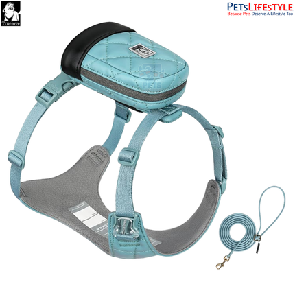 Truelove All-In-One Environmentally Friendly (Brittany Blue) Harness Set for Active Pets