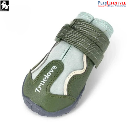 Truelove Pet Boots – Waterproof TPR Sole Dog Shoes ( 4 SHOES ) Outdoor Protection Boots
