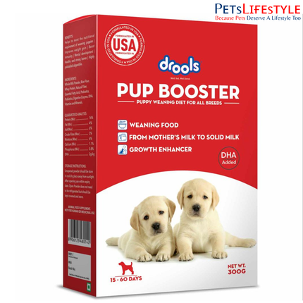 Drools Pup Booster – Puppy Weaning Diet For All Breeds 300g