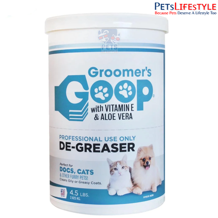 Groomer's Goop De-Greaser with Vitamin E & Aloe Vera for Dogs & Cats