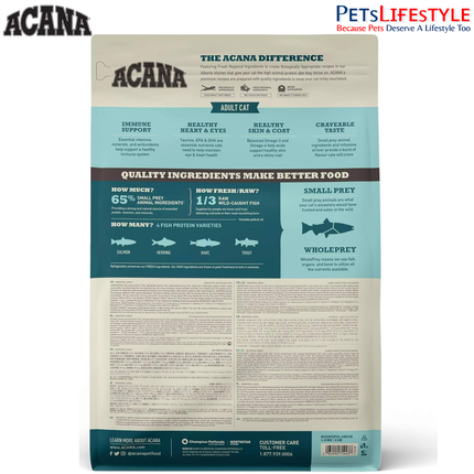 Acana Bountiful Catch Dry Cat Food for Adult Cats