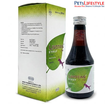 Intas Livotas Liver Tonic Appetite Booster for Dogs and Cats