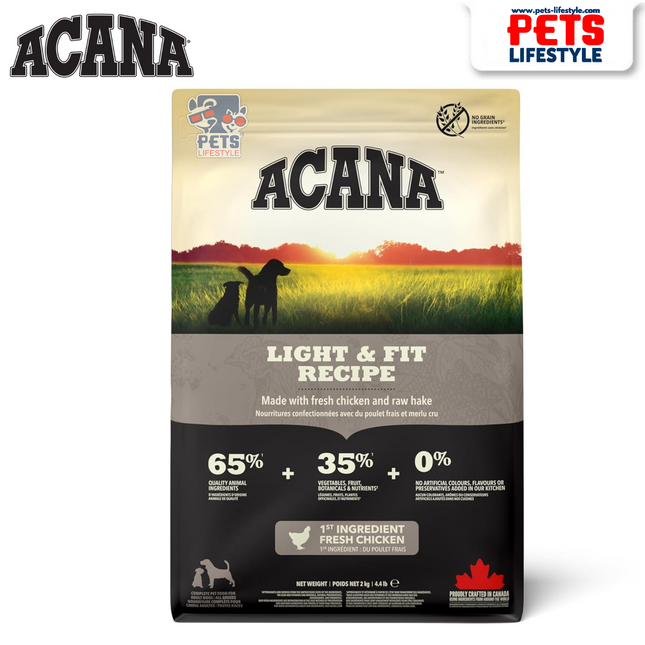 Acana Light & Fit Adult Dog Food - All Breeds