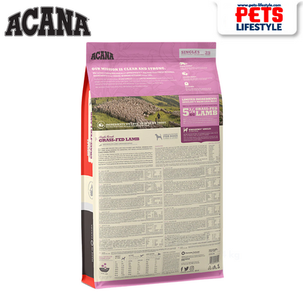 Acana Grass-Fed Lamb Dry Dog Food - All Breeds & Ages