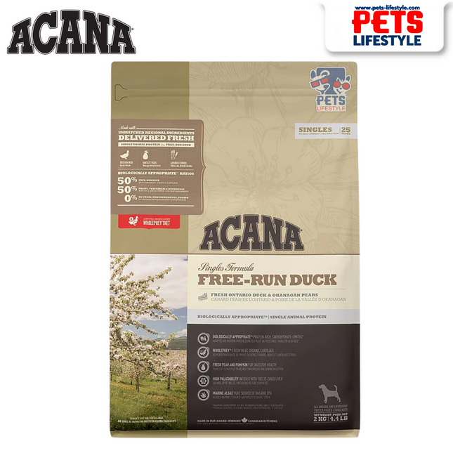 Acana Free-Run Duck Dry Dog Food - All Breeds & Ages
