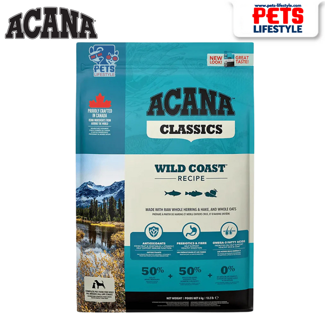 Acana Wild Coast Fish Formula Dry Dog Food - All Breeds & Ages