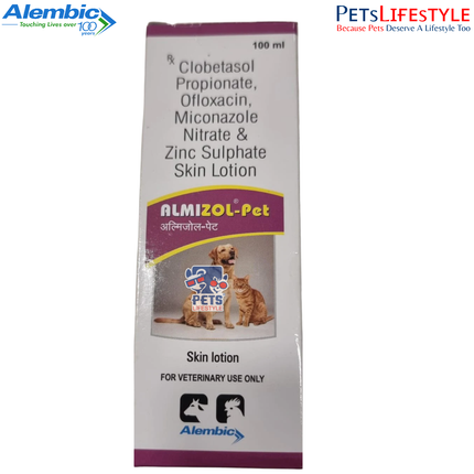 Almizol Skin Lotion For Veterinary And Pet Animals 100ml