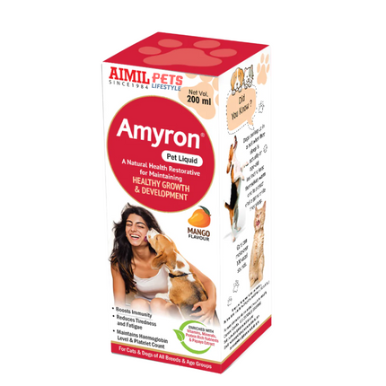 Aimil Amyron Pet (Syrup200 ml) Natural Health Restorative for Growth & Vitality