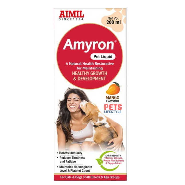 Aimil Amyron Pet (Syrup200 ml) Natural Health Restorative for Growth & Vitality