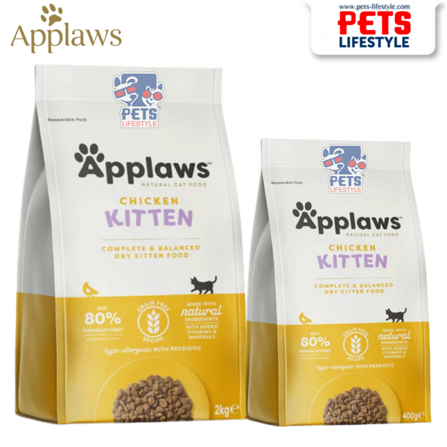 Applaws Complete Natural & Grain-Free Kitten Dry Cat Food – Chicken Recipe