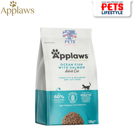 Applaws Grain-Free Ocean Fish with Salmon Complete Dry Food for Adult Cats