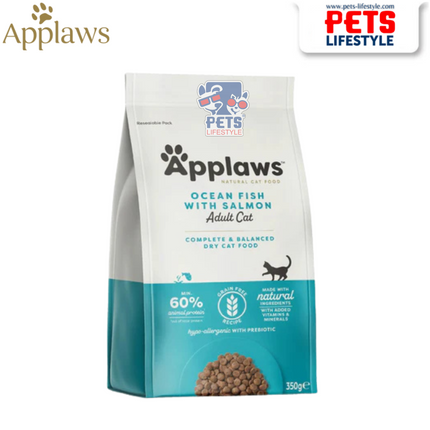 Applaws Grain-Free Ocean Fish with Salmon Complete Dry Food for Adult Cats