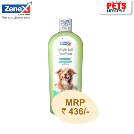 Zenex Arnibax Coat Cleanser – Herbal Pet Shampoo with Aloe Vera, Neem & Amla