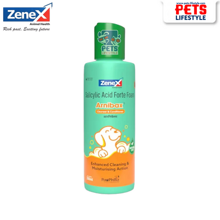Zenex Arnibax Coat Cleanser – Herbal Pet Shampoo with Aloe Vera, Neem & Amla