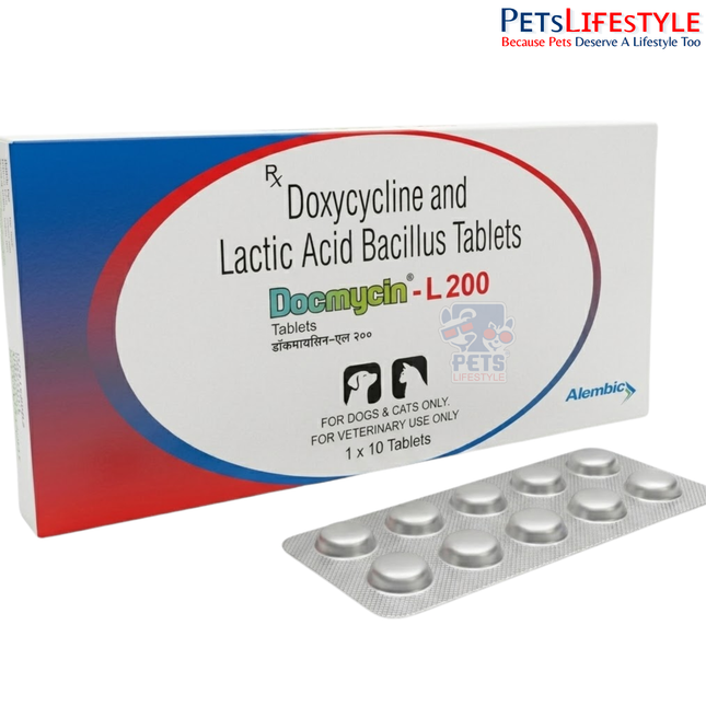 Alembic Docmycin-L 200 Tablets pack of 10
