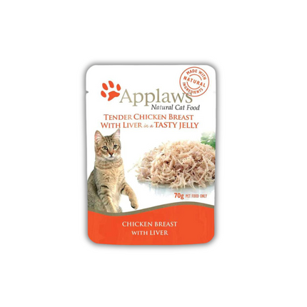 Applaws Chicken with Liver in Jelly wet cat food