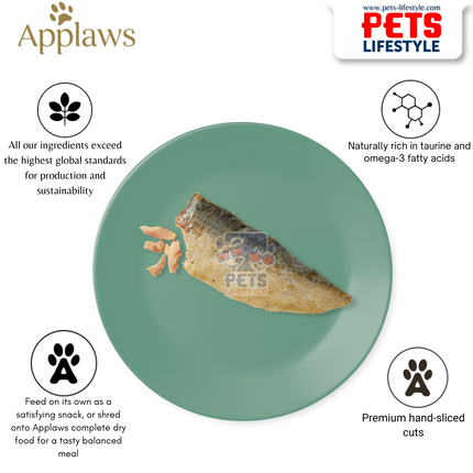 Applaws Natural Mackerel Fillet 100% Natural Cat Treat  30 g