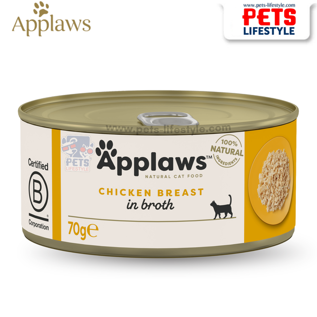 Applaws Cat Wet Food Chicken Breast in Broth - 70 g