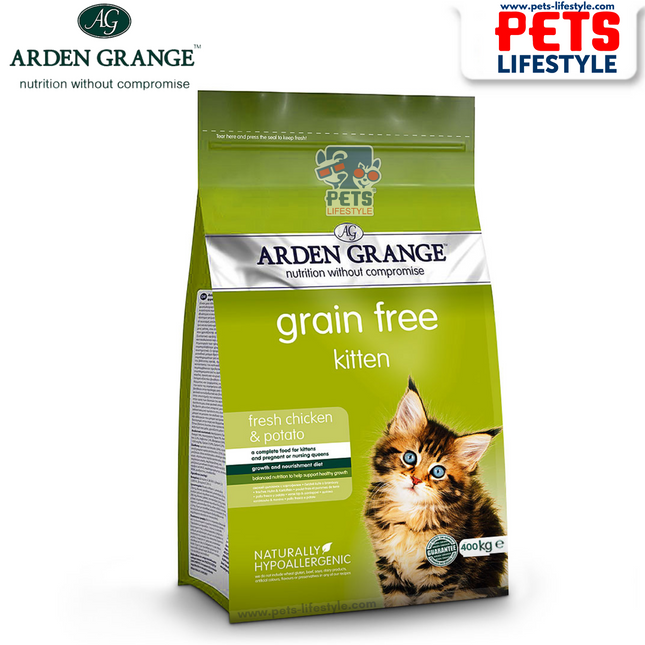 Arden Grange Grain Free Fresh Chicken & Potato Dry Cat Food