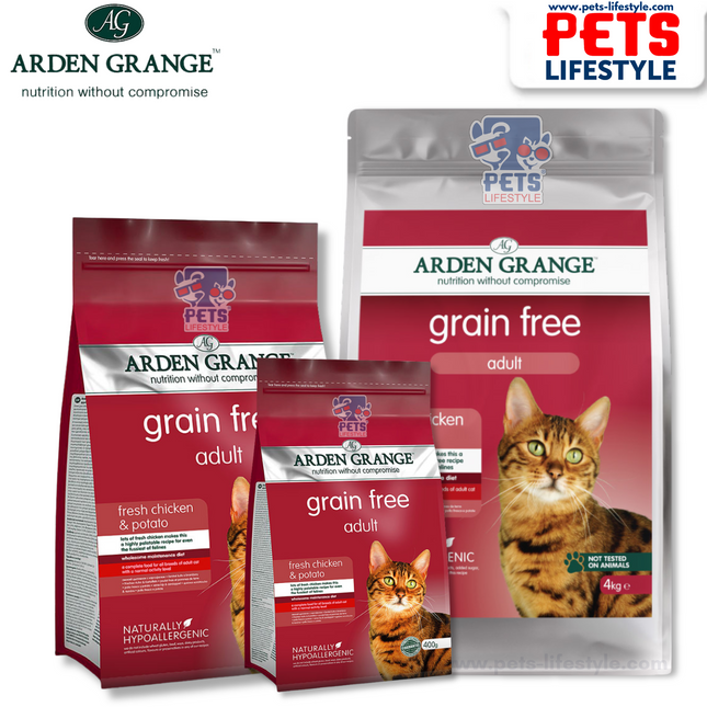 Arden Grange Grain Free Fresh Chicken & Potato Dry Cat Food