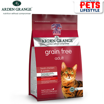 Arden Grange Grain Free Fresh Chicken & Potato Dry Cat Food