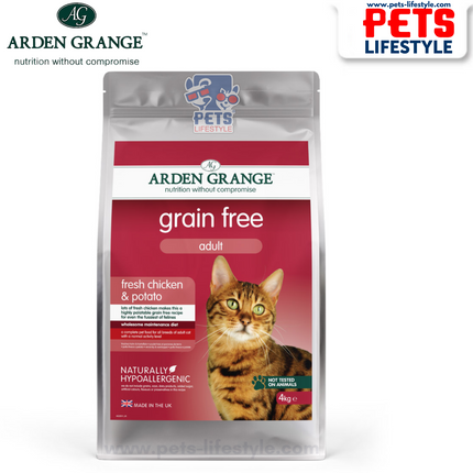 Arden Grange Grain Free Fresh Chicken & Potato Dry Cat Food