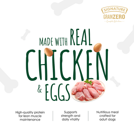 Grain Zero Adult Cat Food Chicken Chunks in Gravy 150g (5+1 Combo Pack) – Complete Nutrition with Real Chicken, Eggs & Fresh Vegetables