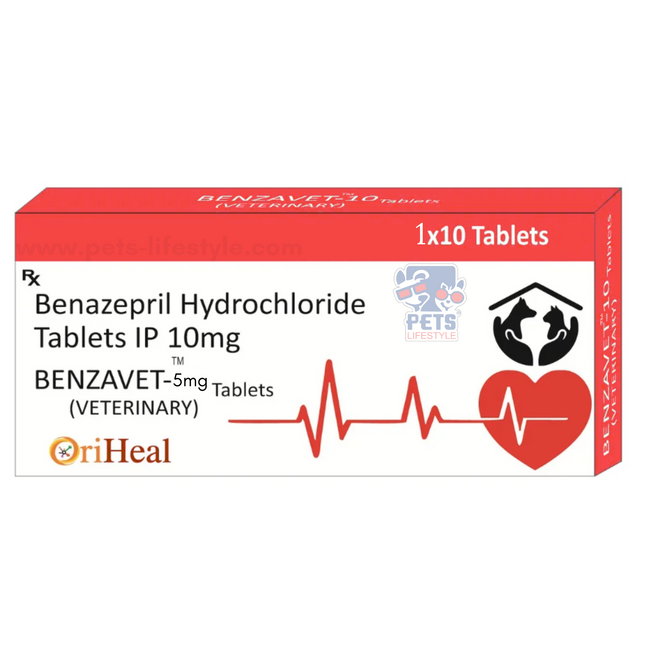 BENZAVET 5 mg & 10 mg – Benazepril Hydrochloride Veterinary Tablets