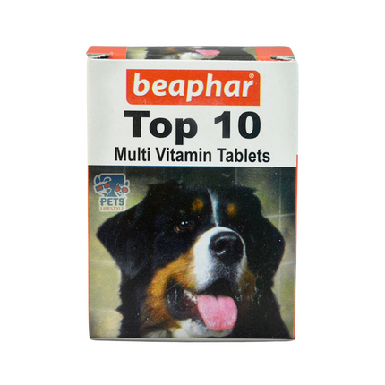 Beaphar Top 10 Multi Vitamin Supplement For Dogs 60 Tab