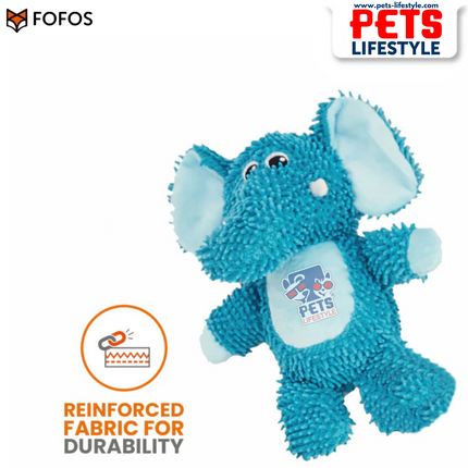 FOFOS Tough Dog Toy – Elephant ,Durable Squeaky Toy